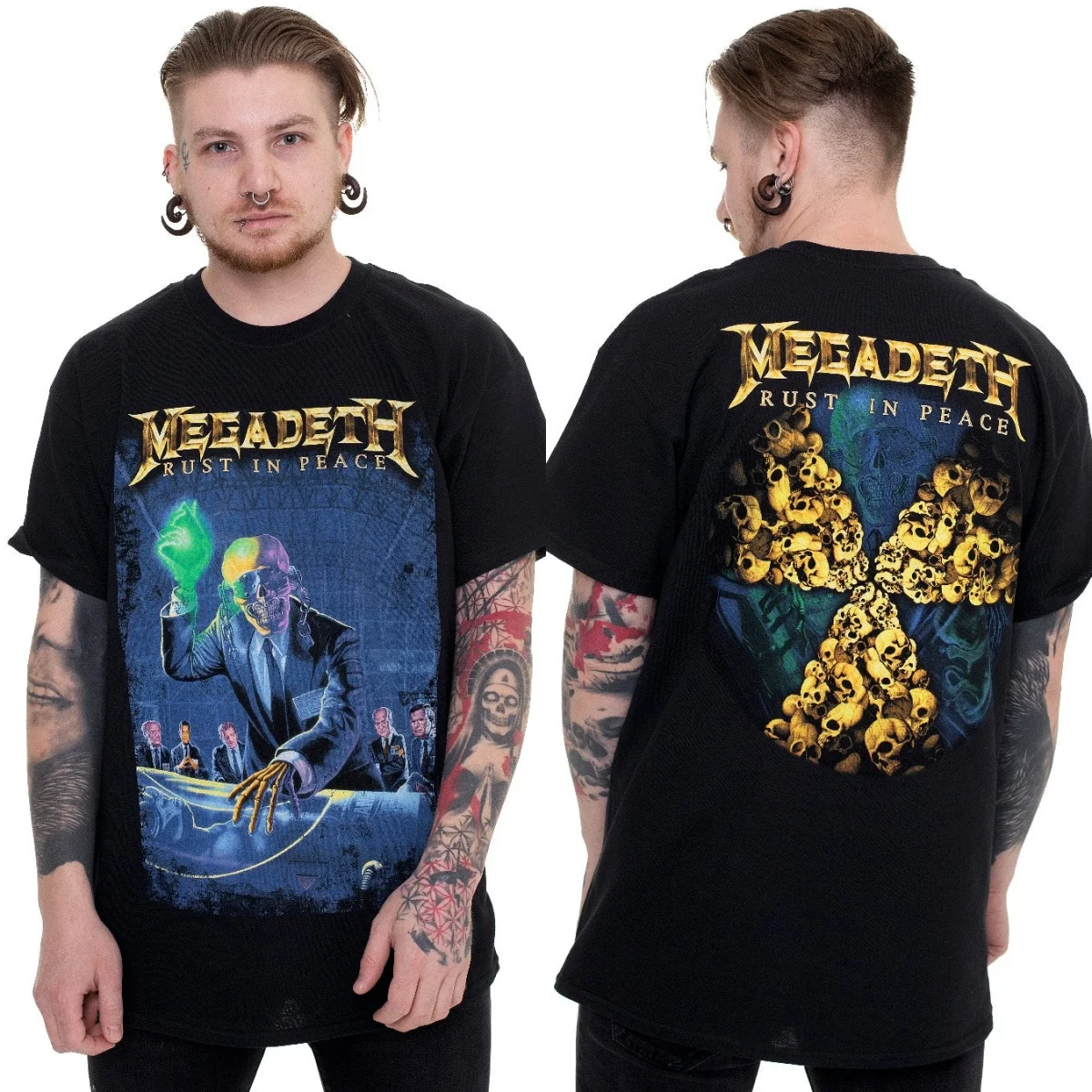 Rust in Peace 30th Anniversary Megadeth Band T-Shirt Cotton Graphic Tee Men Women Summer Streetwear