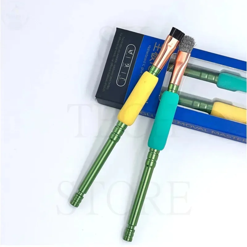 PCB Rework Steel Bush /Bristle Brush Motherboard IC Debonding Brush Steel For Mobile Phone Tablet PCB BGA Cleaning Tool