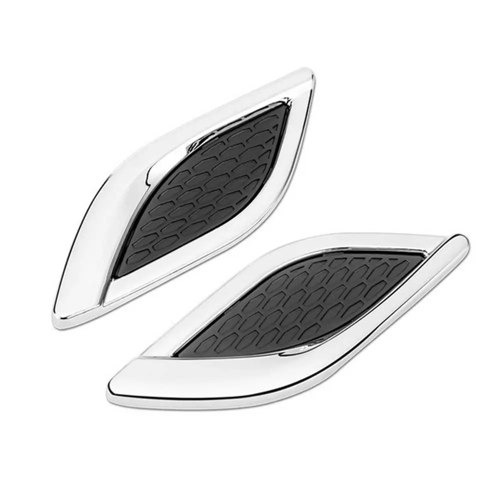 

Fake Air Outlet Fake side outlet hood Modified Accessories Shark Gill Sticker 3D Car Sticker Car Leaf Board Decoration
