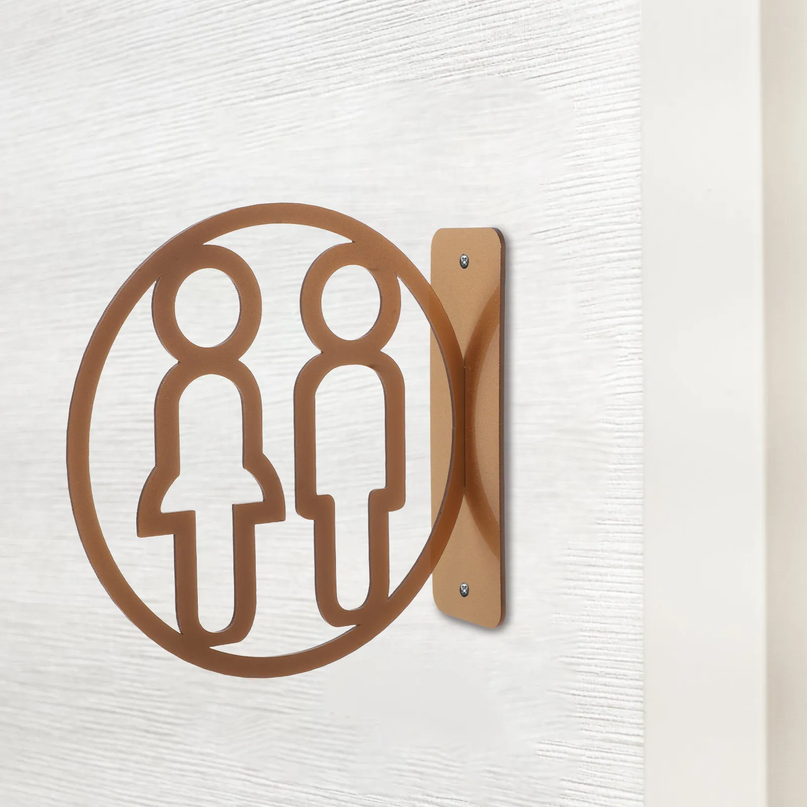 Men Women Restroom Signs Hotel Wc Toilet Signage Bathroom Hanging Business and for Home Door