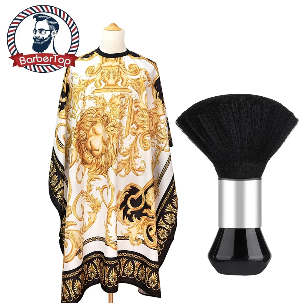 Barber Haircut Cloth Hairdresser Apron Hair Cut Cape Hairdress Gown Hairdressing Coat Barbershop Salon Accessory