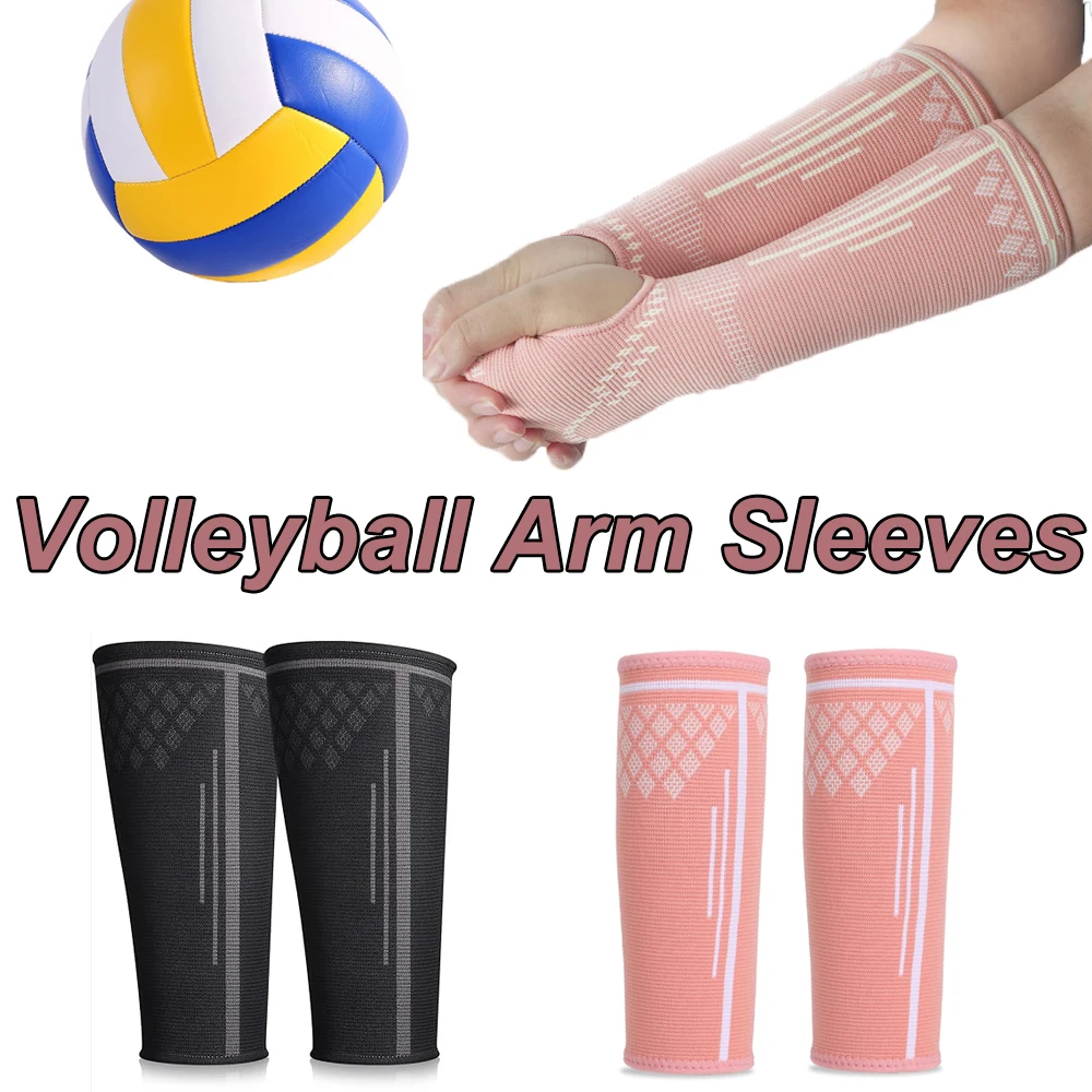 

1Pair Volleyball Arm Guard Wrist Support Sleeves Passing Forearm Sleeves Exercise Wrist Protector Sports Breathable Wrist Band