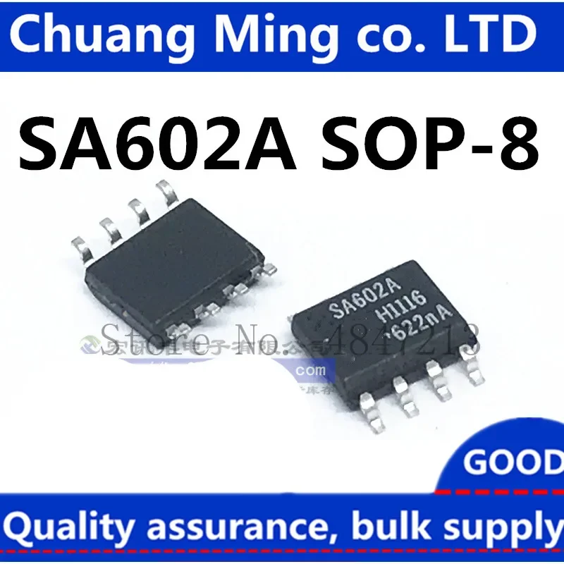 Free Shipping 50pcs/lots SA602 SA602A SA602AD SA602ADR NE602A SOP-8Quick delivery of Spot Stock