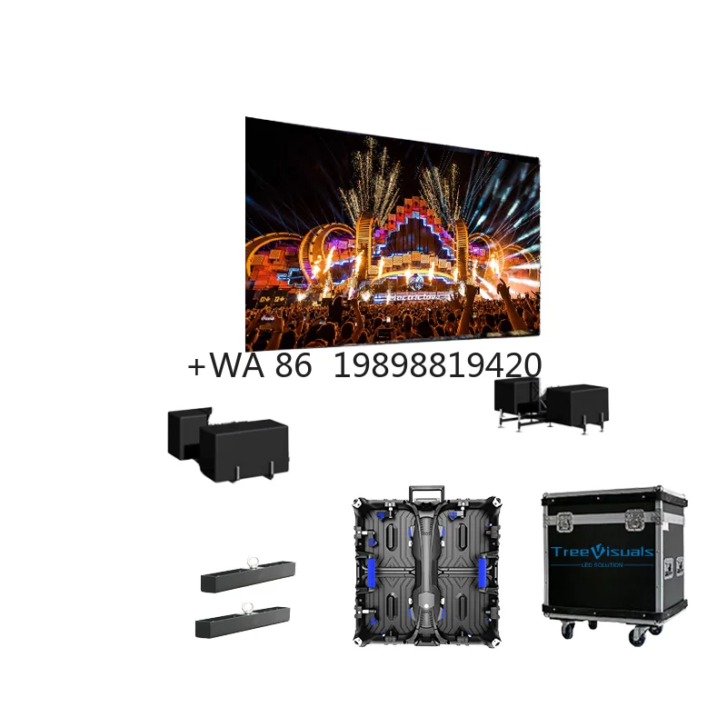 

Экран Водонепроницаемый Открытый Торговое шоу Прокат Светодиодная панель Ультраяркость P3.91 Светодиодный дисплей Реклама