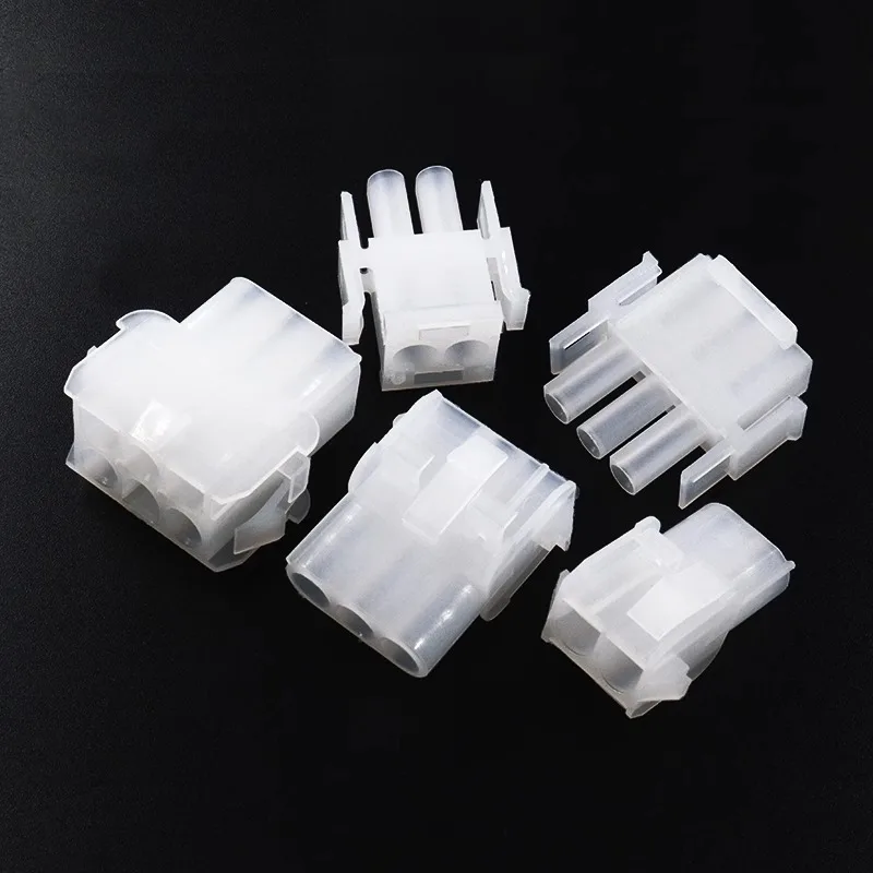 10PCS 63080 Connector Male Female Docking Rubber Terminal 6.3mm Pitch Car Elevator Connector 42021 42022