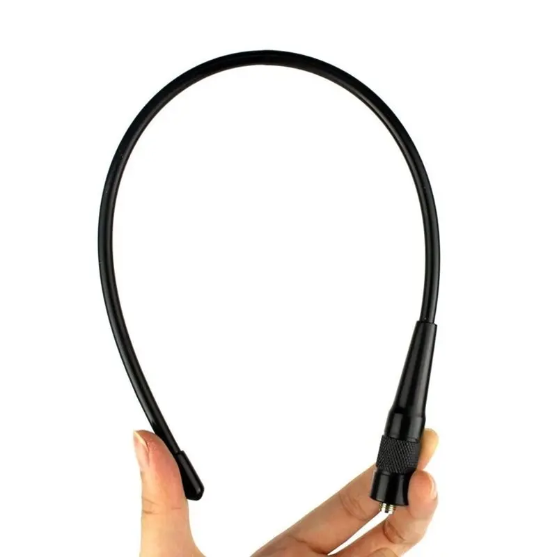 Y43A-RHD-771 Walkie-Talkie Antenna High-Gain SMA-M VHF UHF Dual Band 39Cm Design