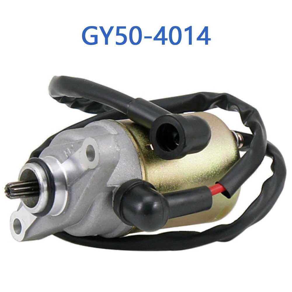 GY50-4014 GY6 50cc Starter Motor Assy For GY6 50cc 4 Stroke Chinese Scooter Moped 1P39QMB Engine