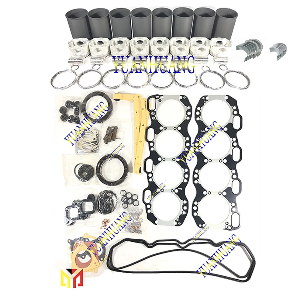 

8DC9 Overhaul Rebuild Kit Full Gasket Set For MITSUBISHI Pickup D-Max Diesel Excavator Engine Parts Piston Cylinder Liner