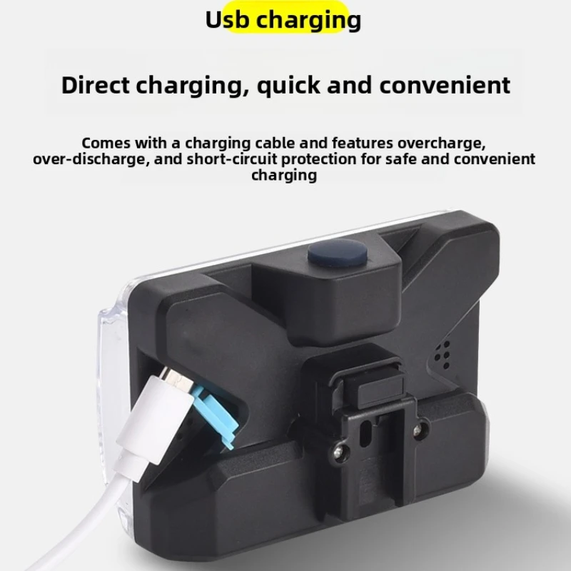 LED High-brightness Headlamp, Wearable, Rechargeable COB Large Floodlight Work Lamp, Bicycle Light, Mining Lamp, Beekeeping Lamp