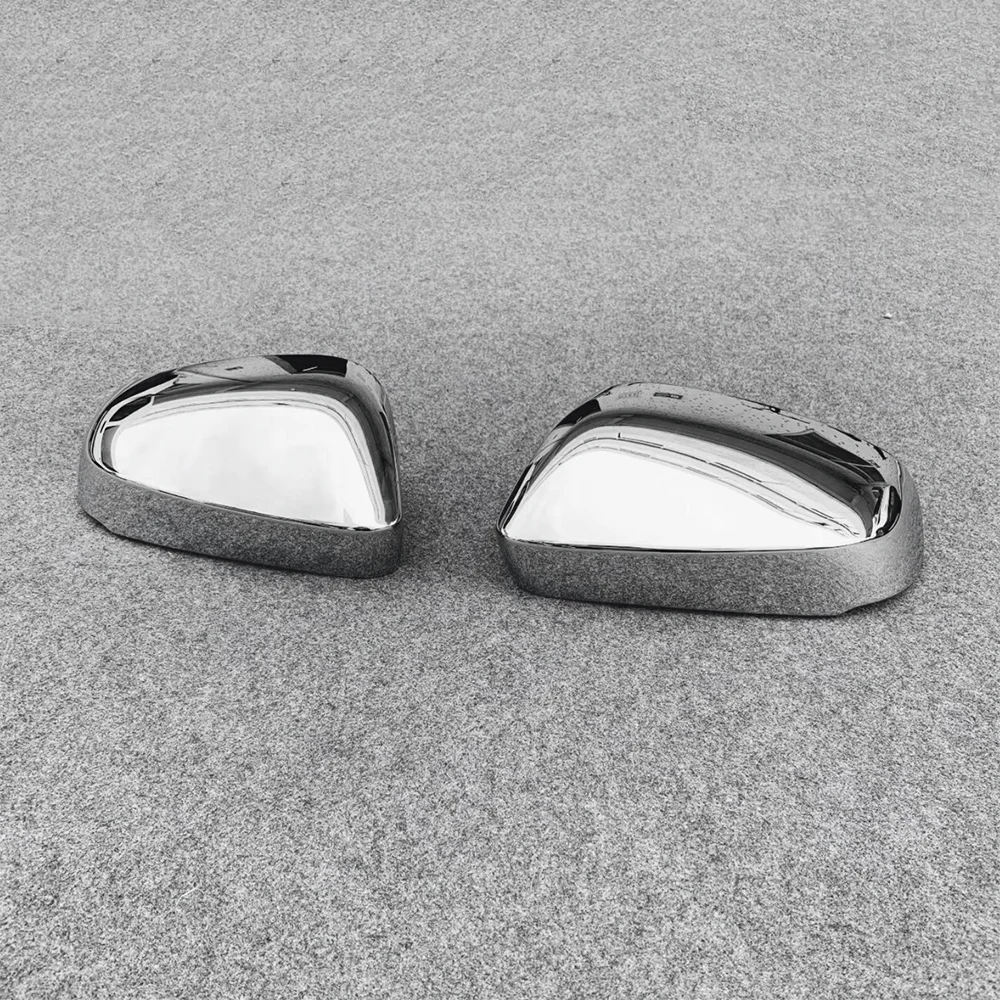 Silver Chrome Door Side View Wing Mirror Trim Covers For 2024-2025 Toyota Tacoma Accessories