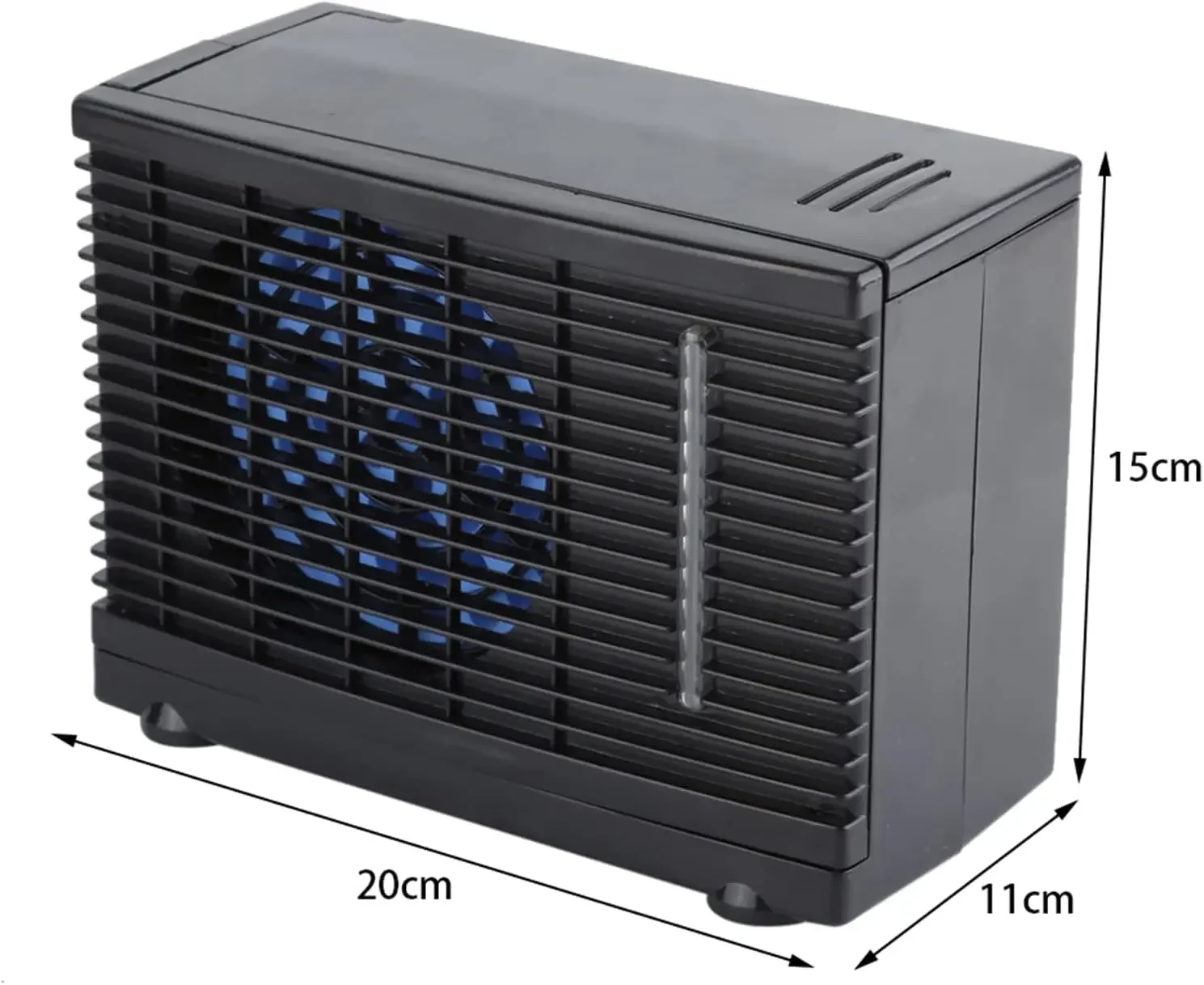 Condicionadores de ar portáteis e eficientes do caminhão, mini ventilador evaporativo do refrigerador de ar para o carro e o caminhão R, 12V, dias quentes na estrada