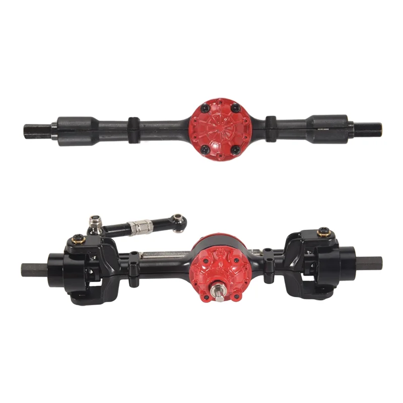 ABUM-Asse anteriore e posteriore in metallo per WPL C14 C24 C34 C44 B14 B24 1/16 RC Auto Aggiornamenti Parti Accessori