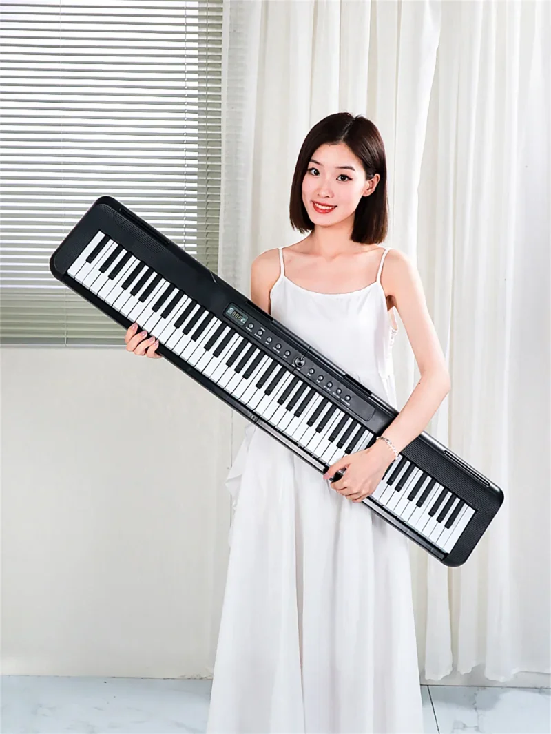 88 Keys Toy Piano Portable 88keys Piano Electronic Organ Keyboard Instrument for Children