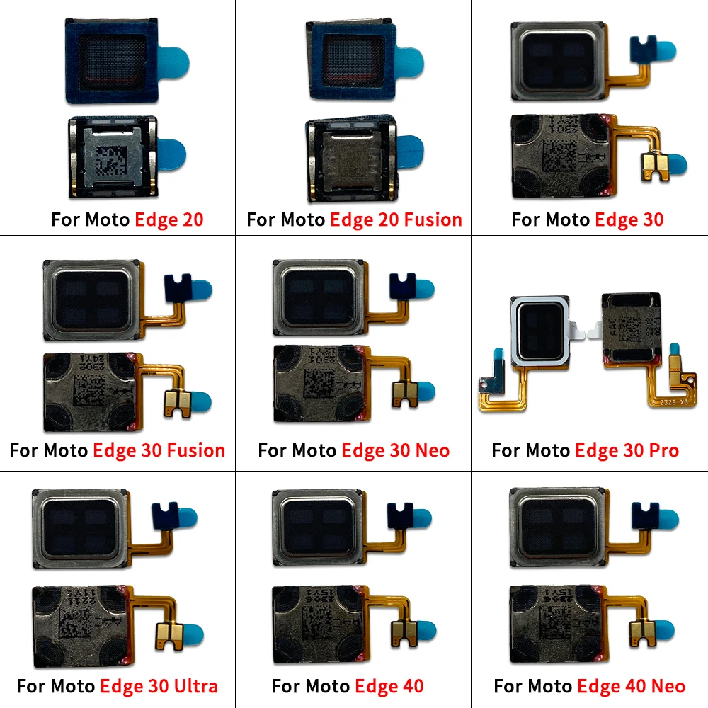 NEW For Moto Edge 20 30 Fusion 30 Neo 40 Pro X30 Pro 30 Ultra Front Top Earpiece Earphone Ear Speaker Sound Receiver