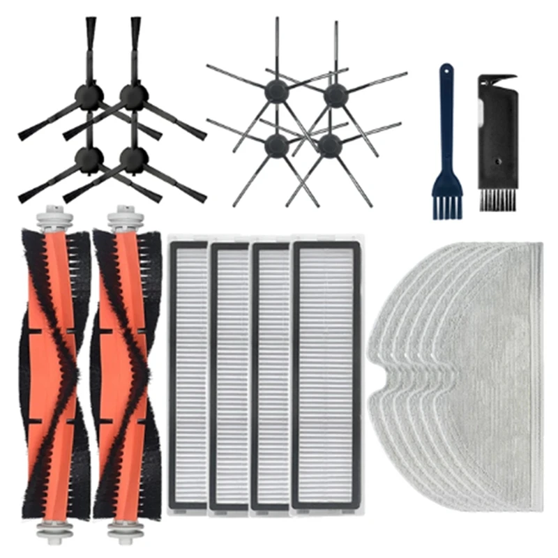 

Vacuum Cleaner Main Brush Side Brush Hepa Filter Mop Rags Replacement Accessories For Dreame D9 & Bot L10 Pro Robotic