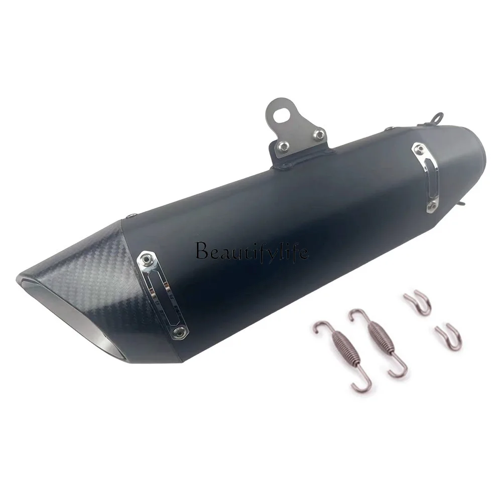 

ld20 Motorcycle modified exhaust pipe Off-road large displacement exhaust pipe carbon fiber