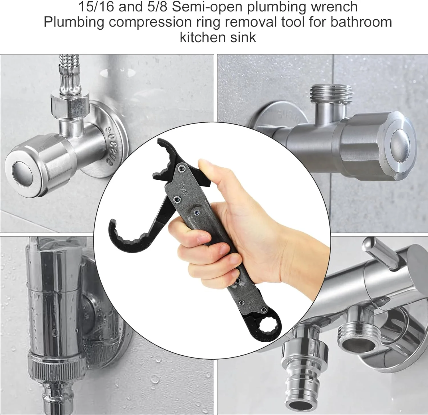 Double-ended pipe angle stop wrench