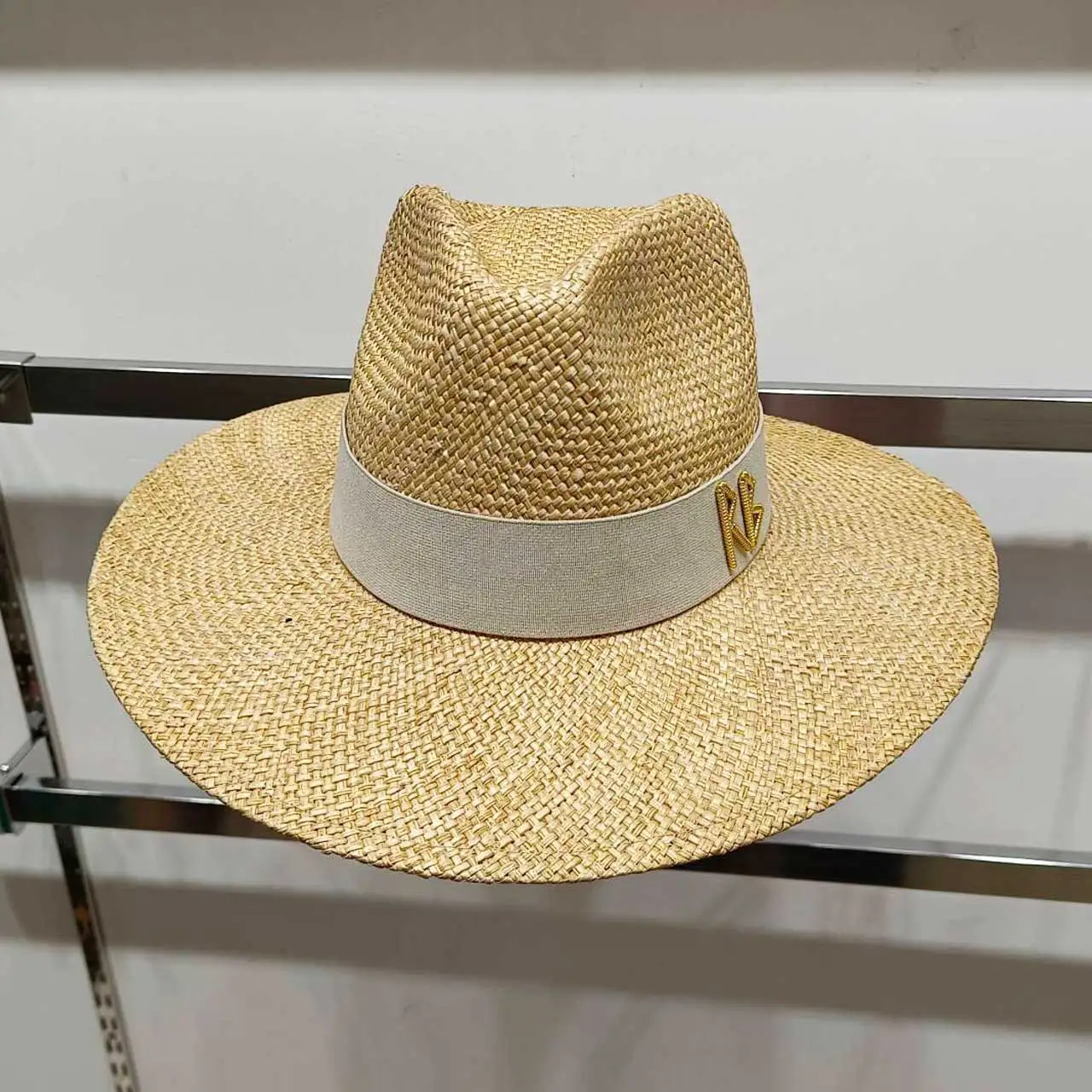 Imported Baocao 2025 new summer straw hat jazz straw hat outdoor travel beach wide brim sun hat hats for woman