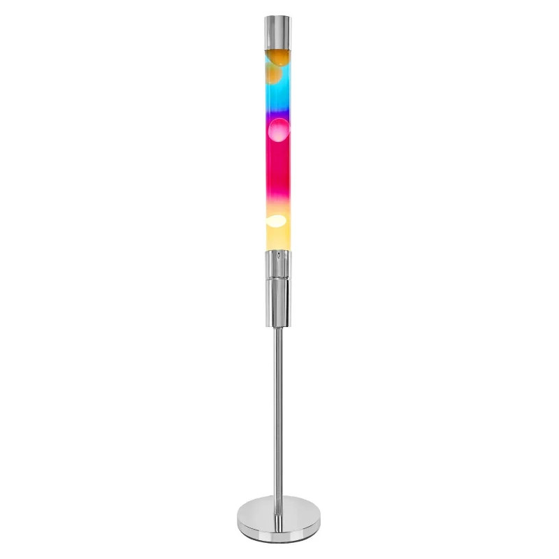 Rainbow Giant Night Light Living Room Bedroom Light Emitting Diode High Floor Lava Lamp Glass