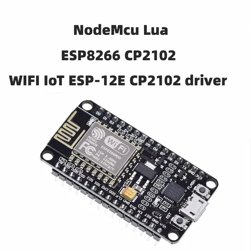 Image of ESP8266 Entwicklungsboard V3 NodeMcu Lua WiFi IoT ESP-12E CP2102 Treiber kompatibel mit Arduino UNO ATMEGA328P