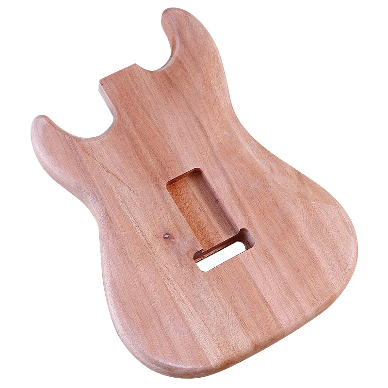 ST Electric Guitar Body Okoume Wood Guitar Barrel ST Body Natural Guitar Body for Electric Guitar