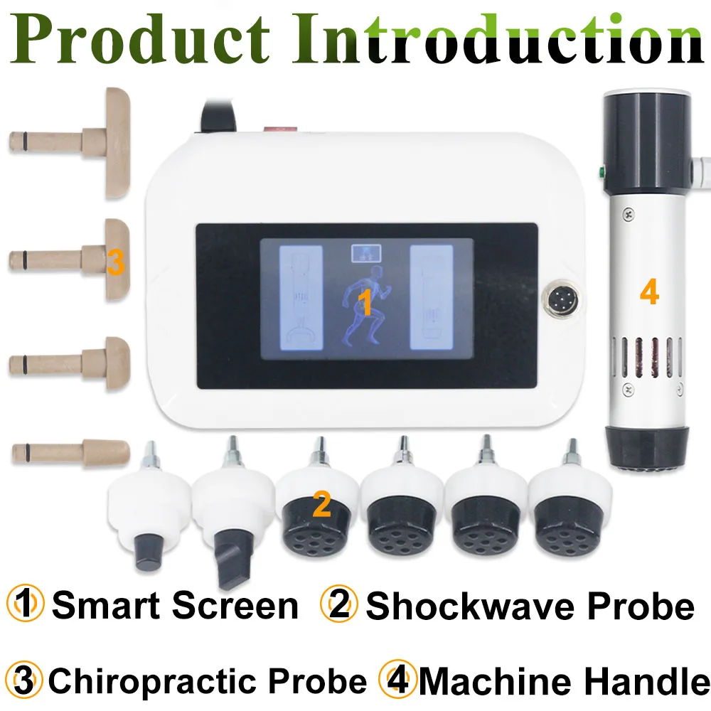 آلة العلاج بالمستخدمين لضعف الانتصاب تدليك الجسم الاسترخاء الألم تخفيف بتقويم العمود الفقري أداة 2 في 1 موجة الصدمة #2