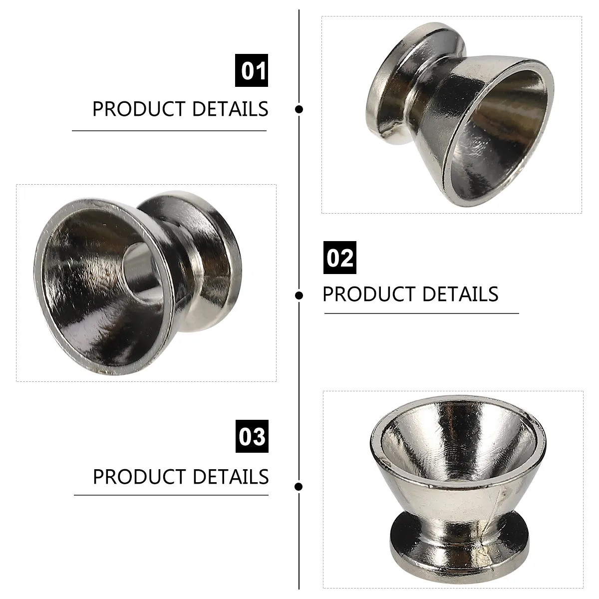 

24 шт. пряжки для гитарного ремня, прочная конструкция с винтовым креплением для длительного использования, стильный и функциональный дизайн, пряжка для гитарного ремня