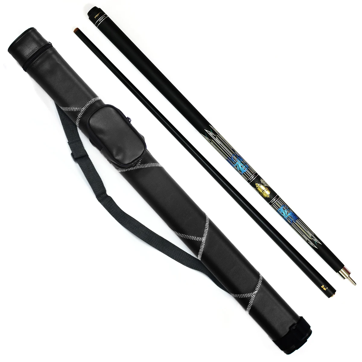 

Billiard Gift Set Premium Quality 1/2 Carbon Fiber Shaft Billiard Pool Cue with Cue case Bag Pool Gift Set