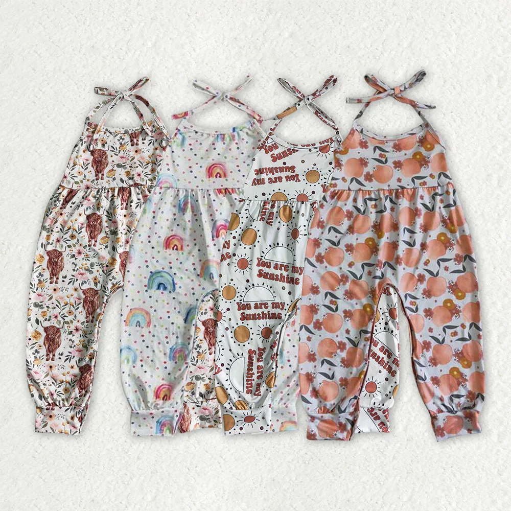 

High Quality Baby One Piece Pattern Printed Jumpsuit for Toddler Girls
