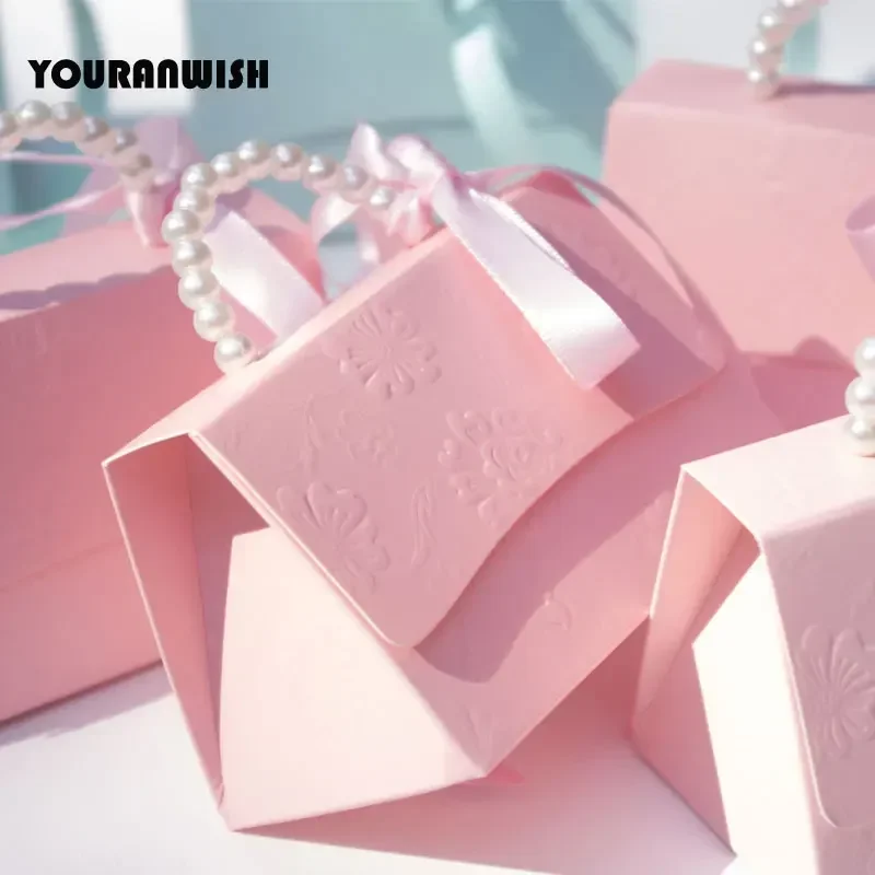 RMTPT 10pcs/lot Portable Party Wedding Favor Candy Boxes Baby Shower Gift Boxes wedding party favor box Candy gift boxes