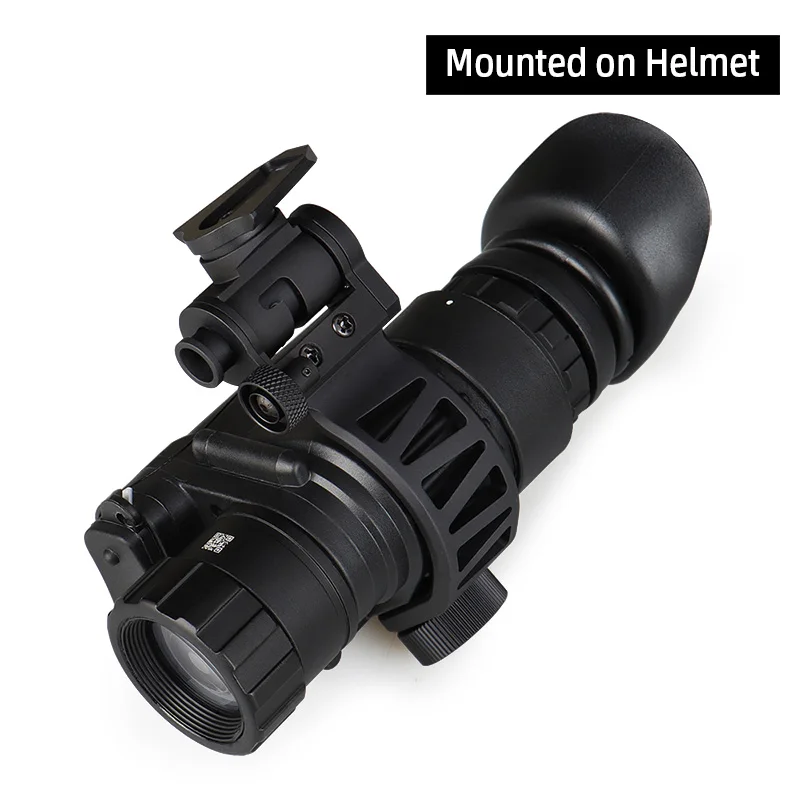 Hunting PVS-14 Scope Digital Night Vision 4X with J Arm for Helmet, Picatinny Rail Adapter, for Night Patrol Hunting gs27-0027