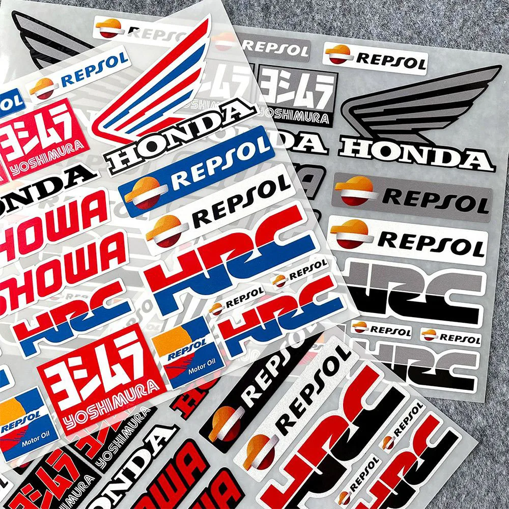 Honda Motorcycle Reflective Body Stickers