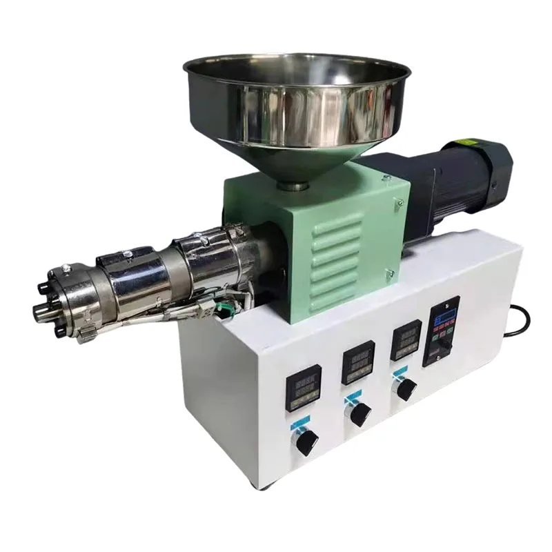 110V/220V Tabletop 3D Consumables Machine Plastic Laboratory Desktop Injection Molding Machine Single Screw Extruder PE PVC