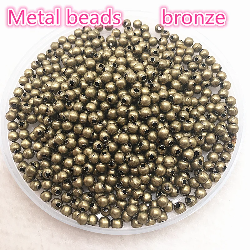 3mm-8mm Metal Beads for Jewelry Making