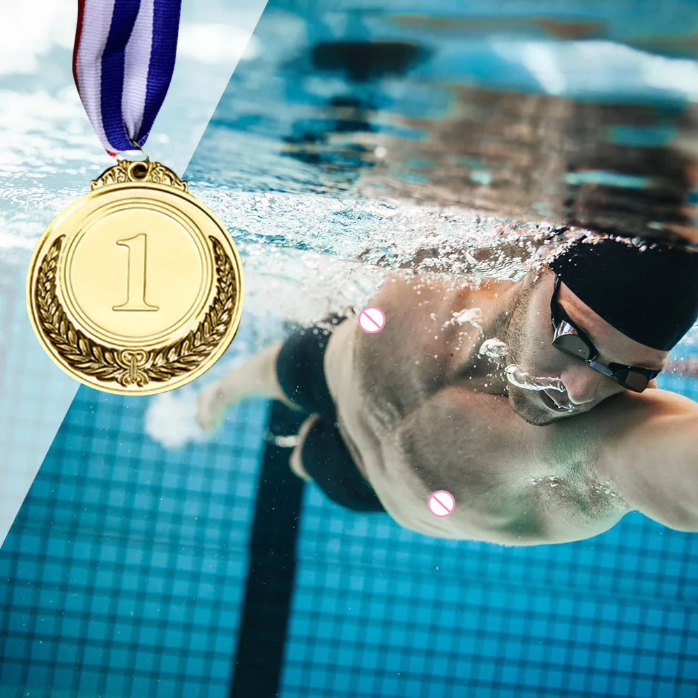 Gold Silver Bronze Award Children Medal Winner Reward Encourage Badge Kid Prizes