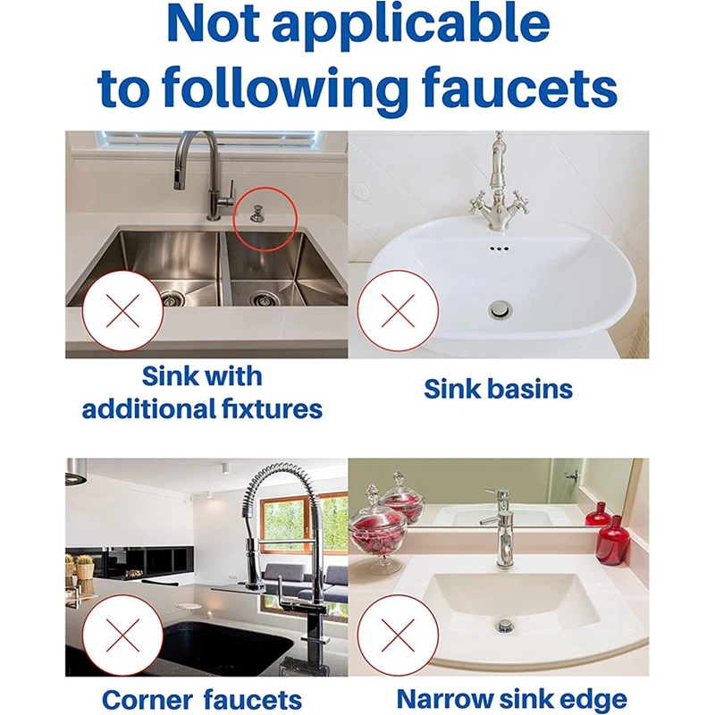 Sponge Holder for Kitchen Sink, Sink Protetores, Acessórios, Splash Protector Behind