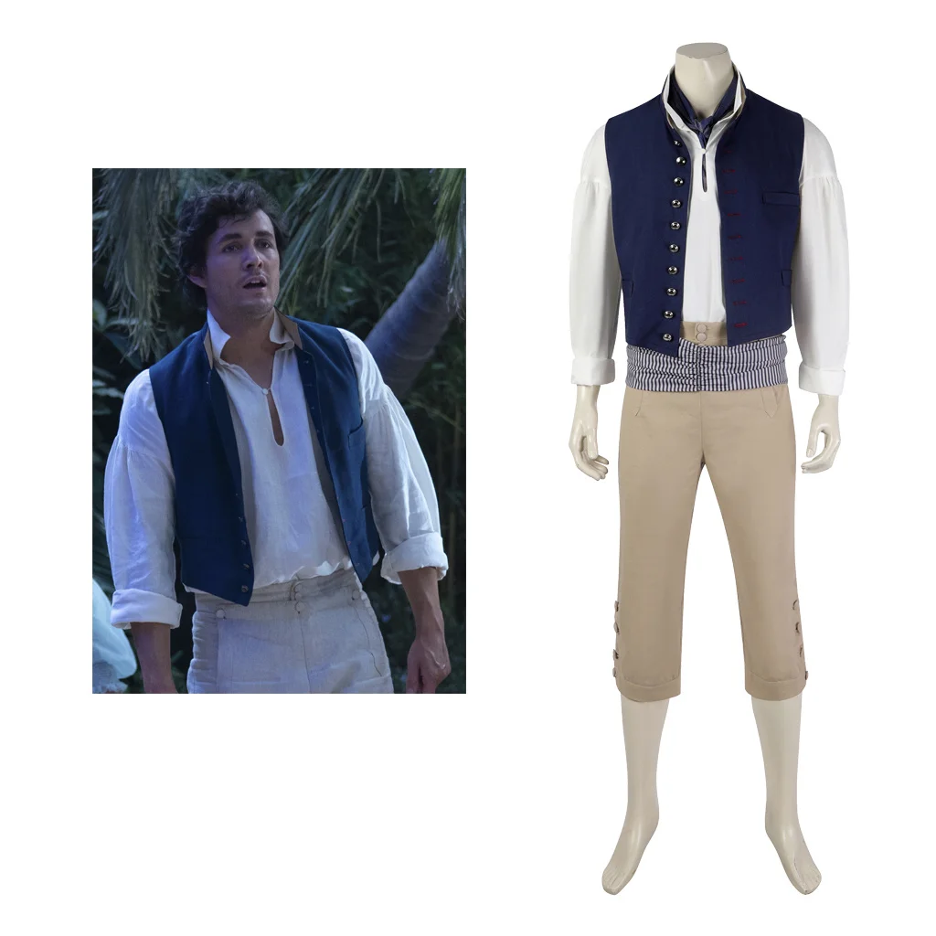 

Movie Eric Cosplay Costume Outfits Eric Vest Shirt Pants Full Set For Adult Men Prince Halloween Carnival Party Clothing