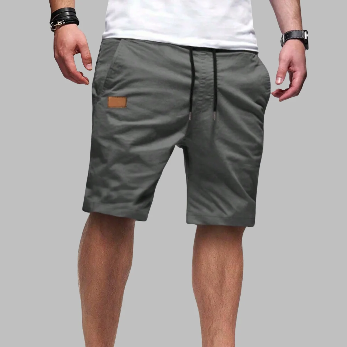 Men's summer sports casual large-sized woven fabric beach shorts, men's new outdoor joggers shorts, 2025 new style shorts