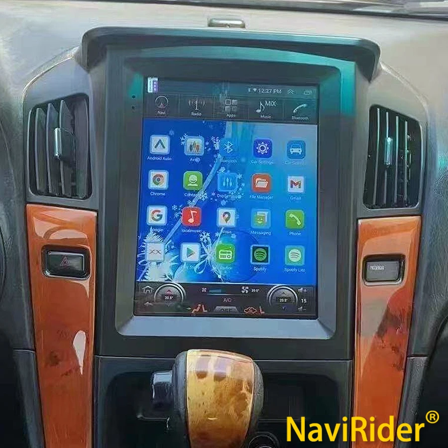 

Магнитола на Android 13 с вертикальным экраном для Lexus RX300, Toyota Harrier 1999, 2001, 2002, GPS, мультимедийный видеоплеер для Carplay, стерео