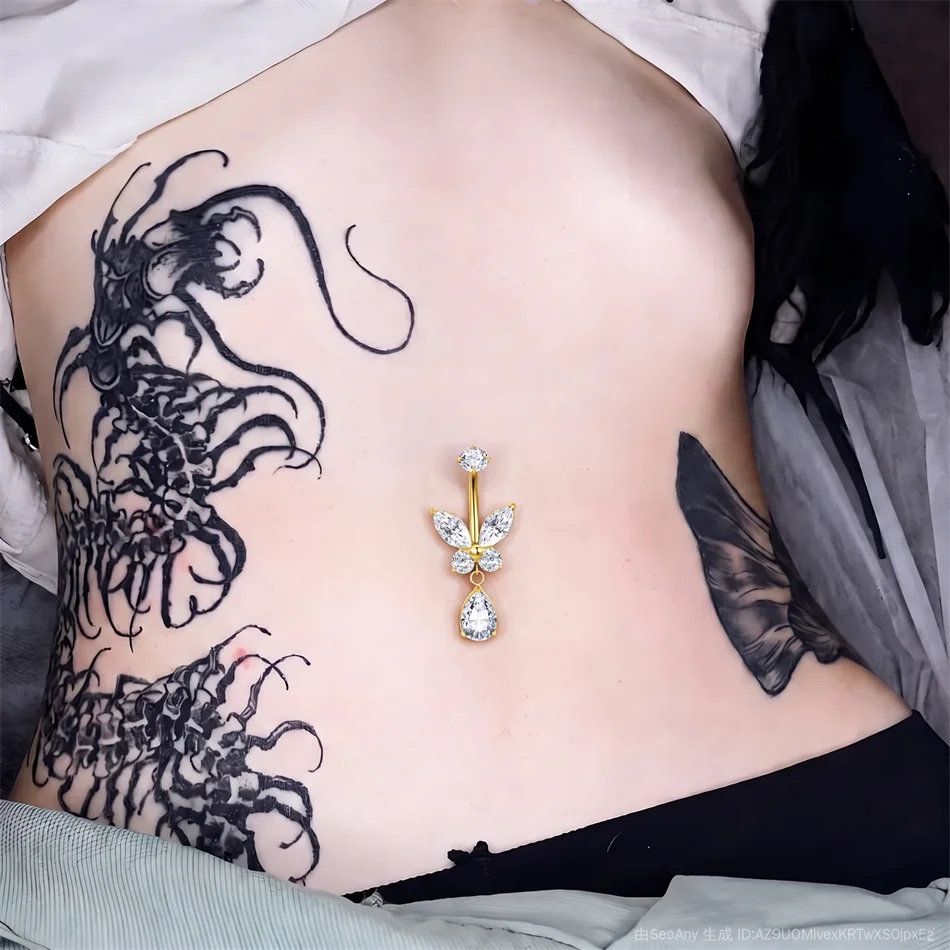 Titanyum Kelebek Göbek Piercin - Body Jewelry For Sensitive Skin incelemesi ve fiyatı