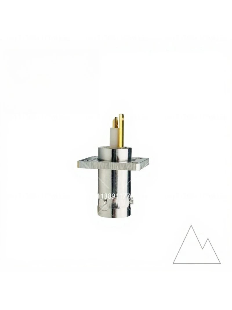 3 Way Coaxial Connector for 1553B Flange Mount Straight/Right Angle PCB Socket All Copper Gold Plated