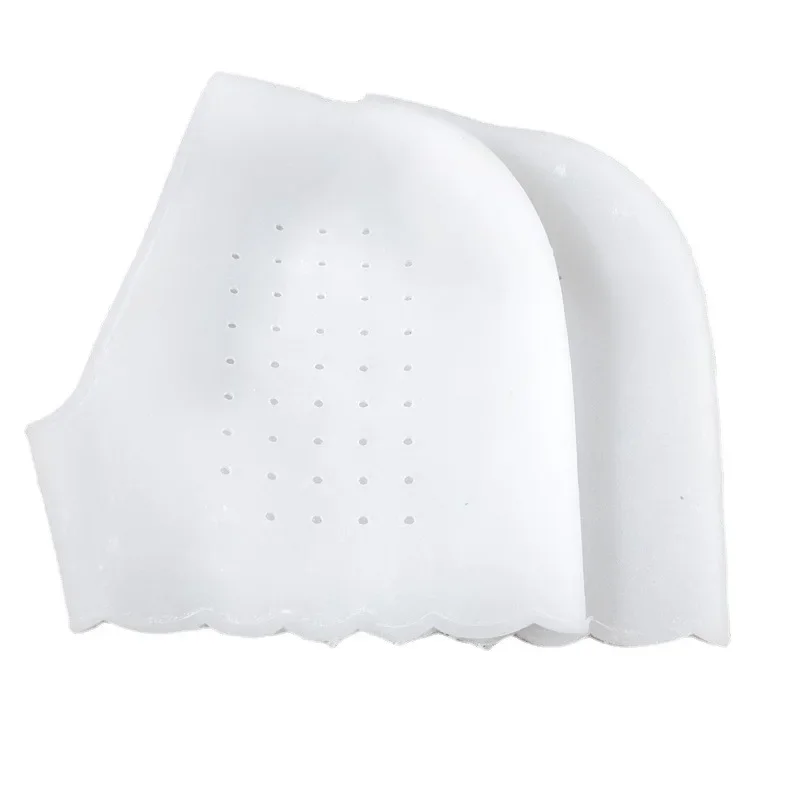 2Pcs New Silicone Feet Care Socks Moisturizing Gel Heel Thin Socks with Hole Cracked Foot Skin Care Protectors Foot Care Tool