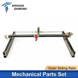 Ensemble mécanique laser bricolage, nouveau modèle R64.homemaker, 600x900mm, coulissant extérieur, R64.Analyste, bricolage pour graveur laser CO2, Cutter 6090