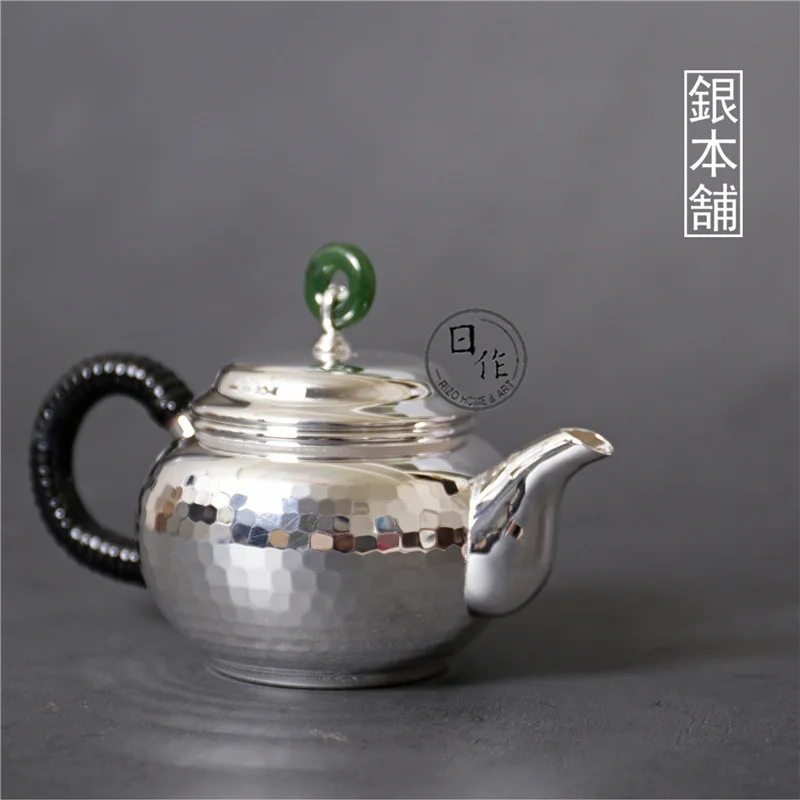 Japanese Original Imported Yinben Shop Oolong Little Teapot Cooperized Silver Pot Kung Fu Tea Set