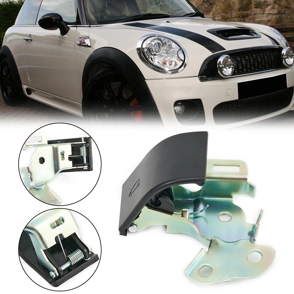 

Hood Handle Bar Hood Lever ABS Material Metal Construction Non-deformed Structure OEM Part Direct Installation