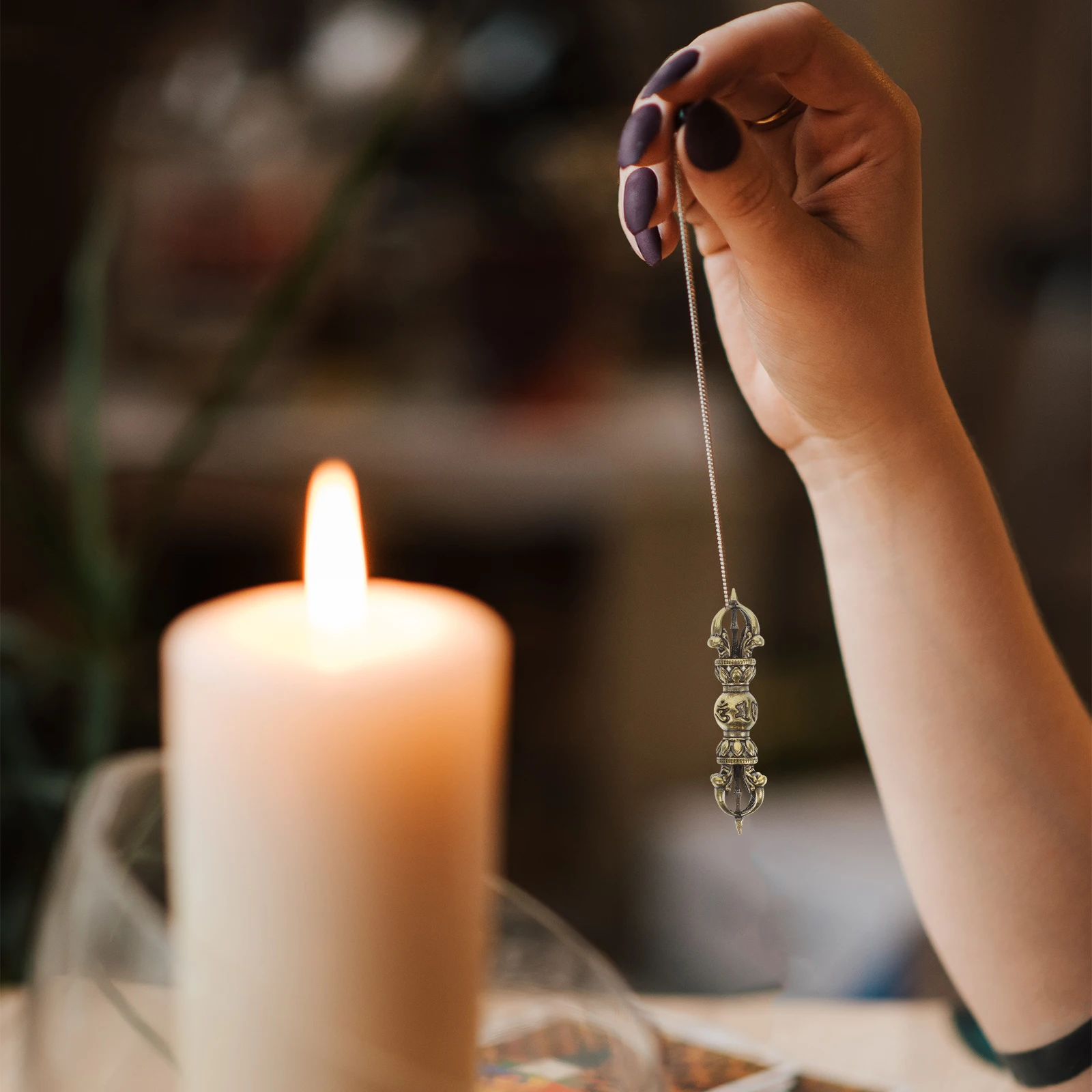 

Small Vajra Pestle Decor Brass Ornament Retro Style Interior Space Enhancement Brass Crafts Pestle Home Decor,