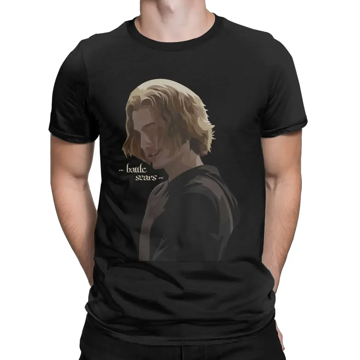 Battle Scars The Twilight Saga Men's T Shirt Jasper Whitlock Hale Casual Tee Shirt O Neck T-Shirt Cotton New Arrival Clothes