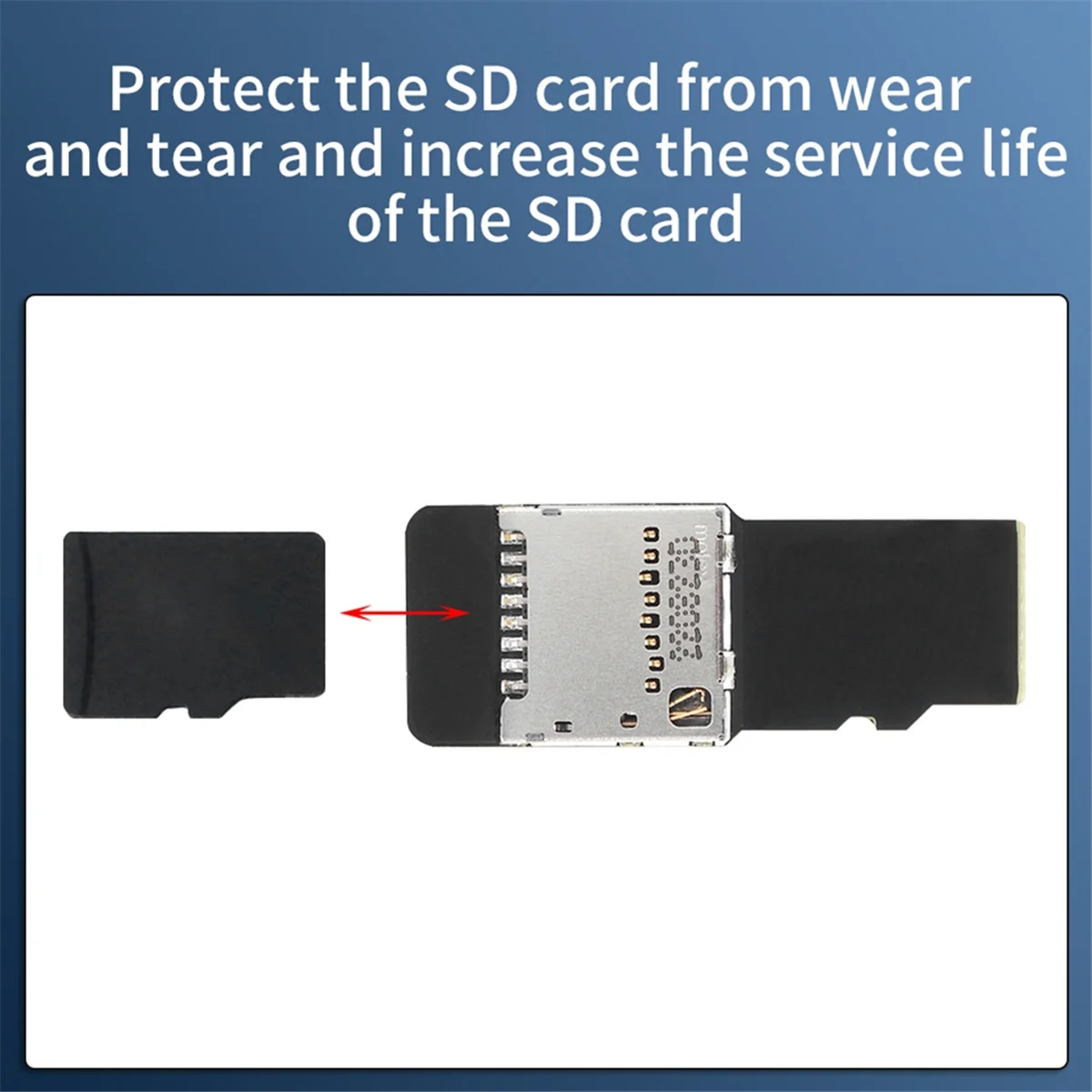 SD TF Memory Card Kit Male to Female Extension Adapter Extender Test Tools PCBA Connector for Mobile Computer 3D Printer