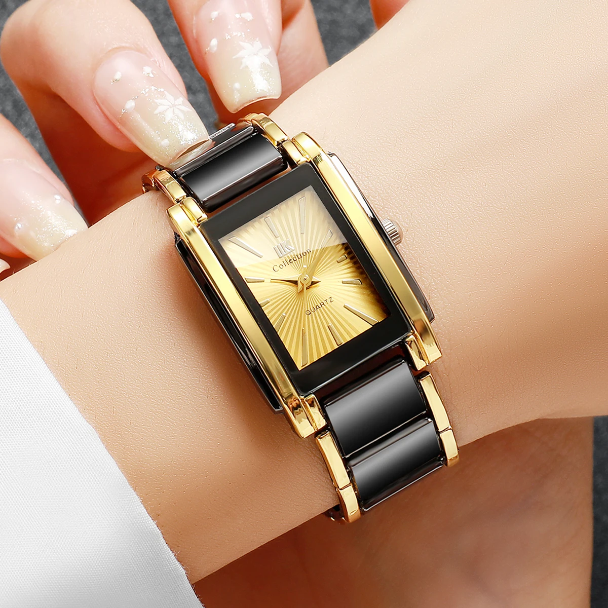 Reloj de cuarzo para mujer con - Wrap Ring Gold reseña y precio