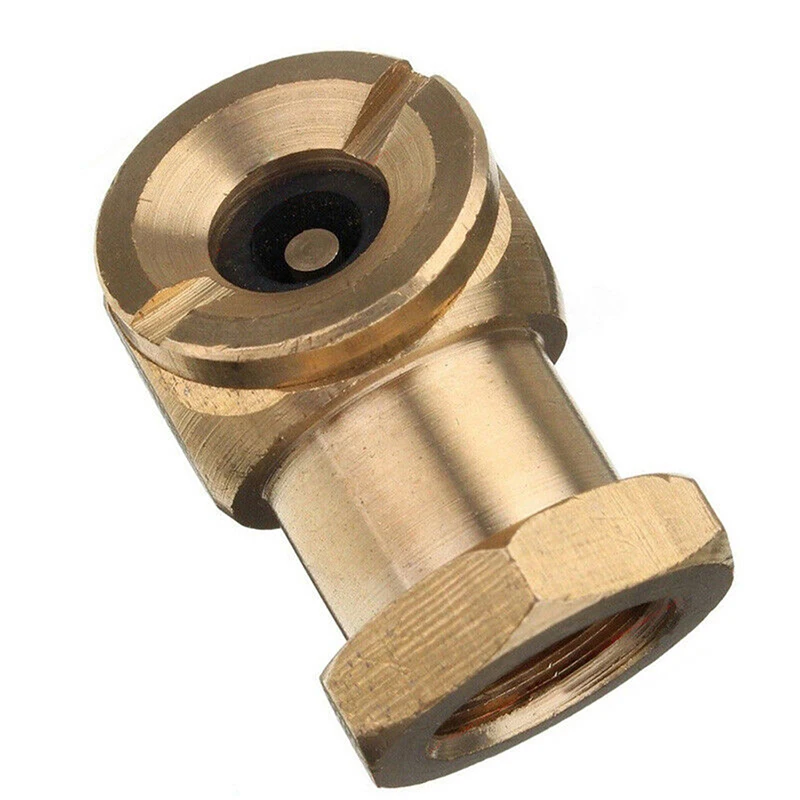 New 1pc 1/4 NPT Car  Chuck Ball Tire Lock-on Copper Tyre Inflator Valve Connector